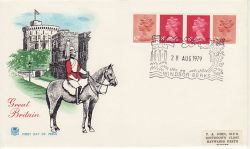 1979-08-28 Definitive Booklet Stamps Windsor FDC (77697)