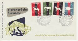 1962-12-15 Suriname Animal Protection Fund Stamps FDC (77717)
