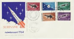 1964-04-15 Suriname Aeronautical and Astronomical FDC (77720)
