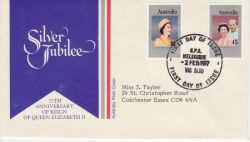 1977-02-02 Australia Silver Jubilee Stamps FDC (77830)
