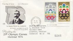 1973-09-20 Canada Olympic Games Stamps FDC (77922)