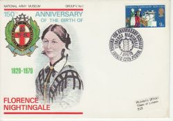 1970-04-01 Florence Nightingale NAM BF 1205 PS FDC (77927)