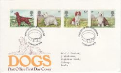 1979-02-07 Dogs Stamps London SW FDC (78038)