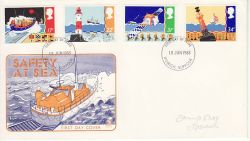 1985-06-18 Safety At Sea Stamps Ipswich FDC (78041)