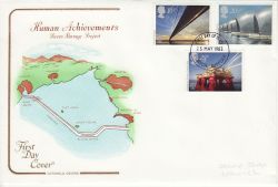 1983-05-25 Human Achievements Europa Stamps FDC (78045)