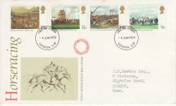 1979-06-06 Horseracing Stamps London SW FDC (78075)