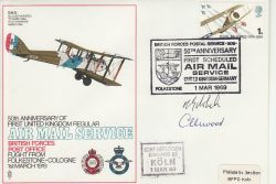 1969-03-01 UK Air Mail Service Anniv Signed (78148)