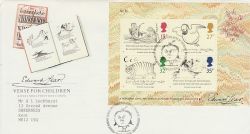 1988-09-06 Edward Lear Stamps Bureau FDC (78184)