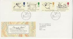 1988-09-06 Edward Lear Stamps Bureau FDC (78188)