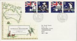 1988-06-21 Australia Bicentenary Stamps Portsmouth FDC (78217)