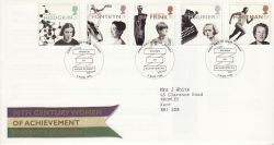 1996-08-06 Women of Achievement Fowey FDC (78282)