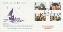 1981-09-23 Fishing Industry Stamps STCF Hull FDC (78322)