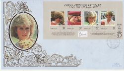 1998-03-31 Princess Diana M/S Tokelau FDC (78382)