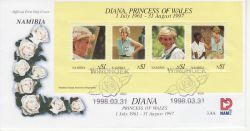 1998-03-31 Princess Diana M/S Namibia FDC (78396)