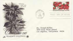 1985-10-30 USA Christmas Stamp FDC (78397)