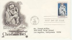1985-10-30 USA Christmas Stamp FDC (78398)
