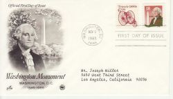 1985-11-06 USA Washinton Monument Stamp FDC (78435)