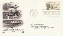 1985-07-26 USA Korean War Veterans Stamp FDC (78442)