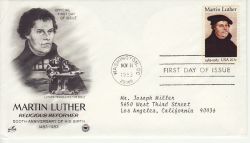 1983-11-11 USA Martin Luther Stamp FDC (78480)