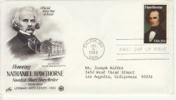1983-07-08 USA Nathaniel Hawthorne Stamp FDC (78484)