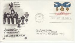 1983-06-07 USA Medal of Honor Stamp FDC (78487)