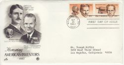 1983-09-21 USA American Inventors Stamps FDC (78500)