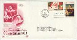 1983-10-28 USA Christmas Stamps FDC (78503)