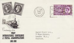 1963-05-07 Paris Postal Conf Phos London Slogan FDC (78549)