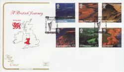 2004-06-15 A British Journey Wales Stamps Brecon FDC (78579)