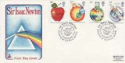 1987-03-24 Sir Isaac Newton Stamps London EC4 FDC (78585)