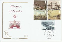 2002-09-10 Bridges of London London SE1 FDC (78668)