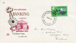 1967-04-05 Australia Banking Stamp FDC (78722)
