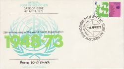1973-04-04 Australia Health Org Stamp FDC (78777)
