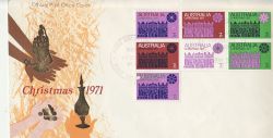 1971-10-13 Australia Christmas Stamps FDC (78780)