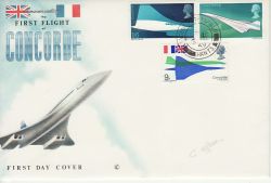 1969-03-03 Concorde Stamps Lydene cds FDC (78849)