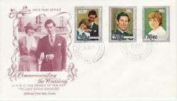 1981-06-26 Niue Royal Wedding Stamps FDC (78961)