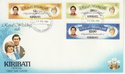 1981-07-29 Kiribati Royal Wedding Stamps FDC (78976)