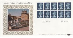 1988-08-23 Definitive Booklet Stamps Nottingham FDC (79071)