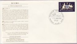 1976-01-05 Australia Nationhood Stamp FDC (79096)