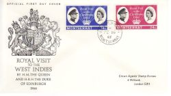 1966-02-18 Montserrat Royal Visit Stamps (79111)