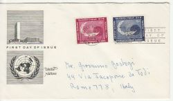 1962-12-03 United Nations Peaceful Uses Outer Space FDC (79130)