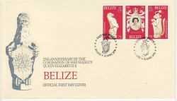 1978-04-21 Belize Coronation Stamps FDC (79151)