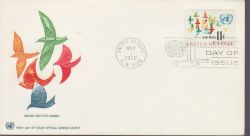 1972-05-01 United Nations Airmail Stamp FDC (79228)