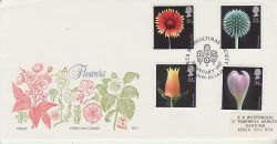 1987-01-20 Flowers Stamps London EC1A FDC (79352)
