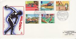 1986-07-15 Sport Stamps Waltham Forest E17 FDC (79367)