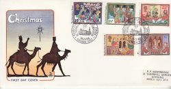 1986-11-18 Christmas Stamps London SW1 FDC (79373)