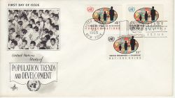 1965-11-29 United Nations Population Trends Stamps FDC (79379)