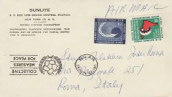 United Nations Stamps Used on Cover (79385)