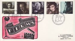 1985-10-08 British Films Stamps London WC2 FDC (79398)