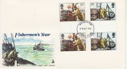 1981-09-23 Fishing Gutter Stamps Ilford FDC (79399)